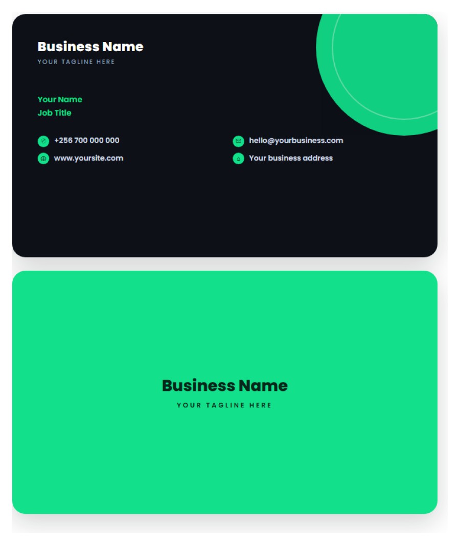 Bold Business Card